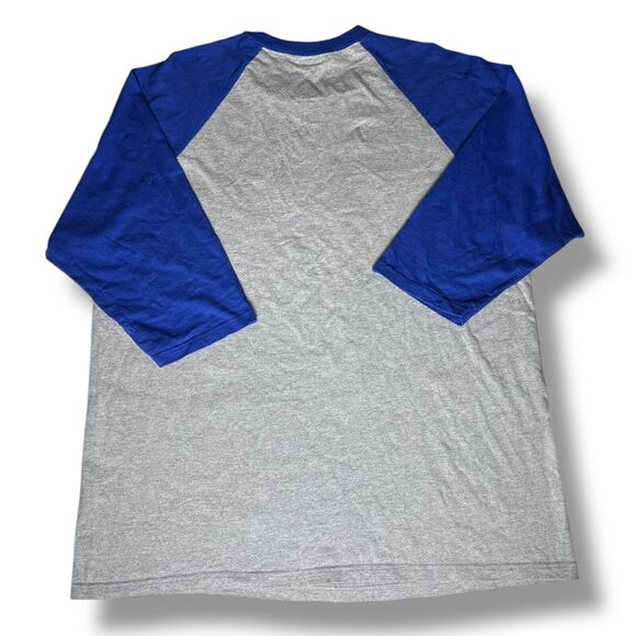 Lee Sports LA Dodgers 2006 Baseball Gray & Blue 3/4 Sleeve Shirt Men’s Size XL - Picture 4 of 5